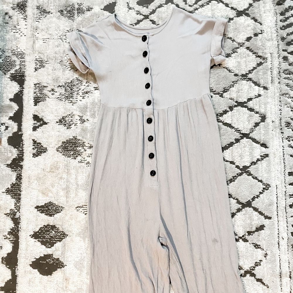 Vintage Light Grey Jumpsuit
